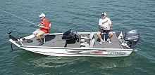 Outboard crappie boat 17 C TXside consolesport-fishingaluminum