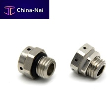 Vent plug JX-M-BVP serieshexagonalthreadednickel-plated brass