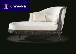 Directoire style daybed D TC 6fabricwoodenindoor