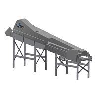 Fruit dryer for vegetableswith belt conveyor