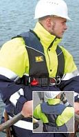 Self-inflating life jacket 275-AHR-BG275 Nunisexwith safety harness
