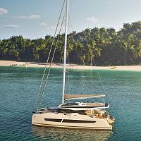 Catamaran 41for cruising3-cabinwith bowsprit