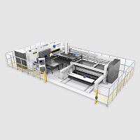 Sheet metal production line automatedrobotic
