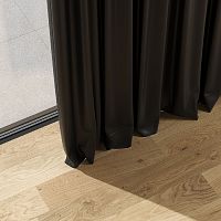 Curtain fabric NOCTURNE FRplainpolyesterwashable
