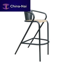 Contemporary bar chair Gonaloindoorplywoodmetal base