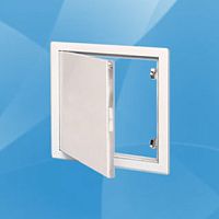 Wall access hatch WHITE LACQUERED METALroofsquaresteel