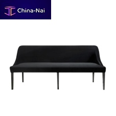Traditional upholstered bench VICKYfabricleatherwooden