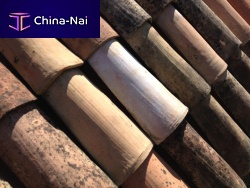 Barrel roof tile curvedclay