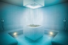 Room hammam Onsensteam generatorsauna rocks