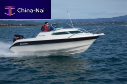 Outboard cabin cruiser 495 CLASSIC XLopenside console4-person max.