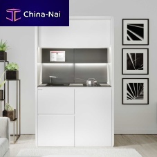 Compact kitchenette K9HPLwith integrated applianceswith cooktop