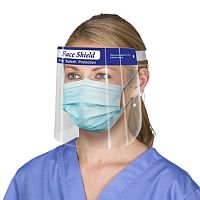 Full-face face-shield
