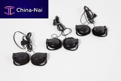 Passenger inflight headset ear clip