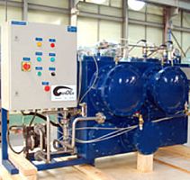 Ship separator OWSoil/waterhorizontal