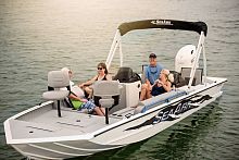 Outboard deck boat Easy 200openside consoleski