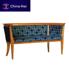 Directoire upholstered bench ART 2232 fabriccherrywood