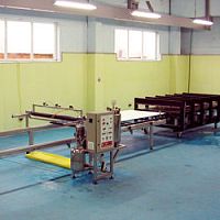 Sandwich panel production line