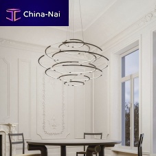 Contemporary chandelier DROP 9metalcommercialLED