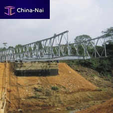 Galvanised steel bridge GHANAtrussprecastmodular