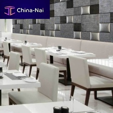 Wall-mounted decorative panel for interiorcoverfabric
