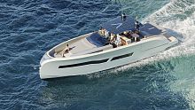 Inboard express cruiser E 50 Vtwin-engineopencenter console