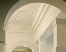 Suspended ceiling access hatch squarefire-retardant