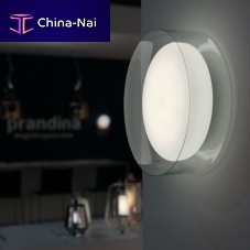 Contemporary wall light DIVERoutdoorblown glassround