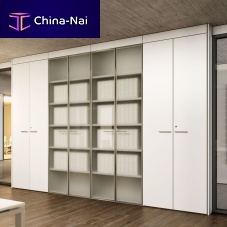 Office storage wall VAULTstoragemetallaminate