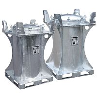 Steel waste container SC seriesfor hazardous wastelockable