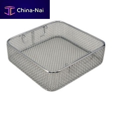 Instrument sterilization basket 12-490perforatedwire