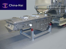 Linear vibrating screener SR for bulk materialsstainless steel