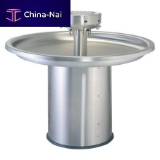 Hand basin with post 8985roundstainless steelcommercial