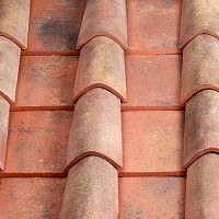 Barrel roof tile UNIKA® EMBRICE ROMANO ROSSO ANTICOflatlargeclay