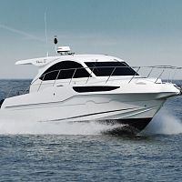Outboard express cruiser 32twin-enginehard-top10-person max.