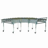 Skate wheel conveyor GT Serieshorizontaltransporttelescopic