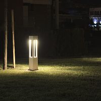 Garden bollard light ILARAurbancontemporaryaluminum