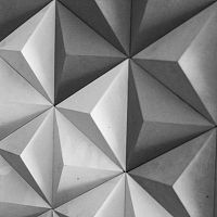 Indoor tile 3D PYRAMIDSwallconcreterustic