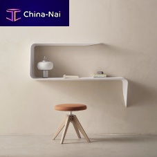 Wall-mounted shelf MAMBA contemporarywalnutash