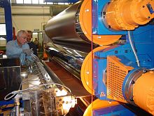 Sheet extrusion line for WPC3-layers