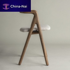 Contemporary chair Garibaldi indoorfabricoak base