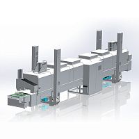 Tunnel oven 600, 1000 seriesbakingsteamfor the food industry