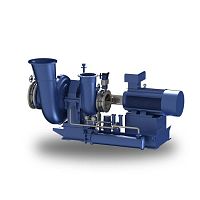 Single-stage turbo-blower industrialaxialgear-drive