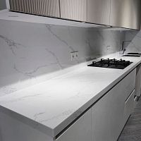 Solid Surface countertop CALACATTA HW6801kitchenbathroomwhite