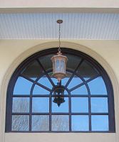 Mahogany window TW-8fixedcurvedresidential