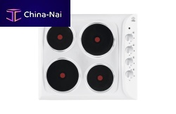 Electric cooktop PIM 604 WH4 burnerbuilt-inwith knobs