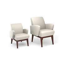 Contemporary chair RIOindoorleathersolid wood