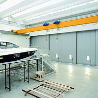 Shipyard door slidingsound reductionlaminate