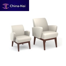 Contemporary chair RIOindoorleathersolid wood