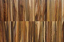 Solid parquet floor LAPACHO / TAJIBO / IP ECOgluedstripindustrial