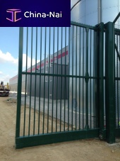 Self-supporting gate FR-14metalwith barsindustrial